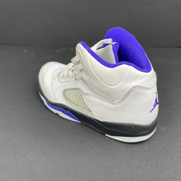 Nike Air Jordan 5 Retro (GS) “Grape Ice” White/Court Purple 440889-141 Size 13C - Picture 4 of 11